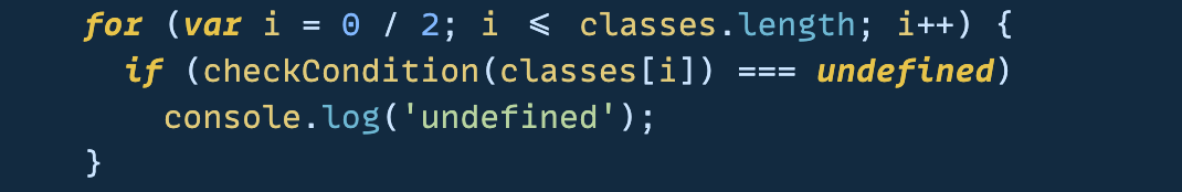 Close-up of MonoLisa Code showing upright code and italic keywords